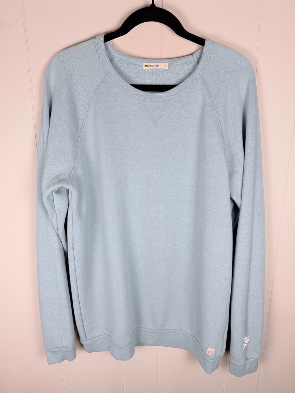 Marine Layer Women's Raglan Crewneck Sweater Size Large